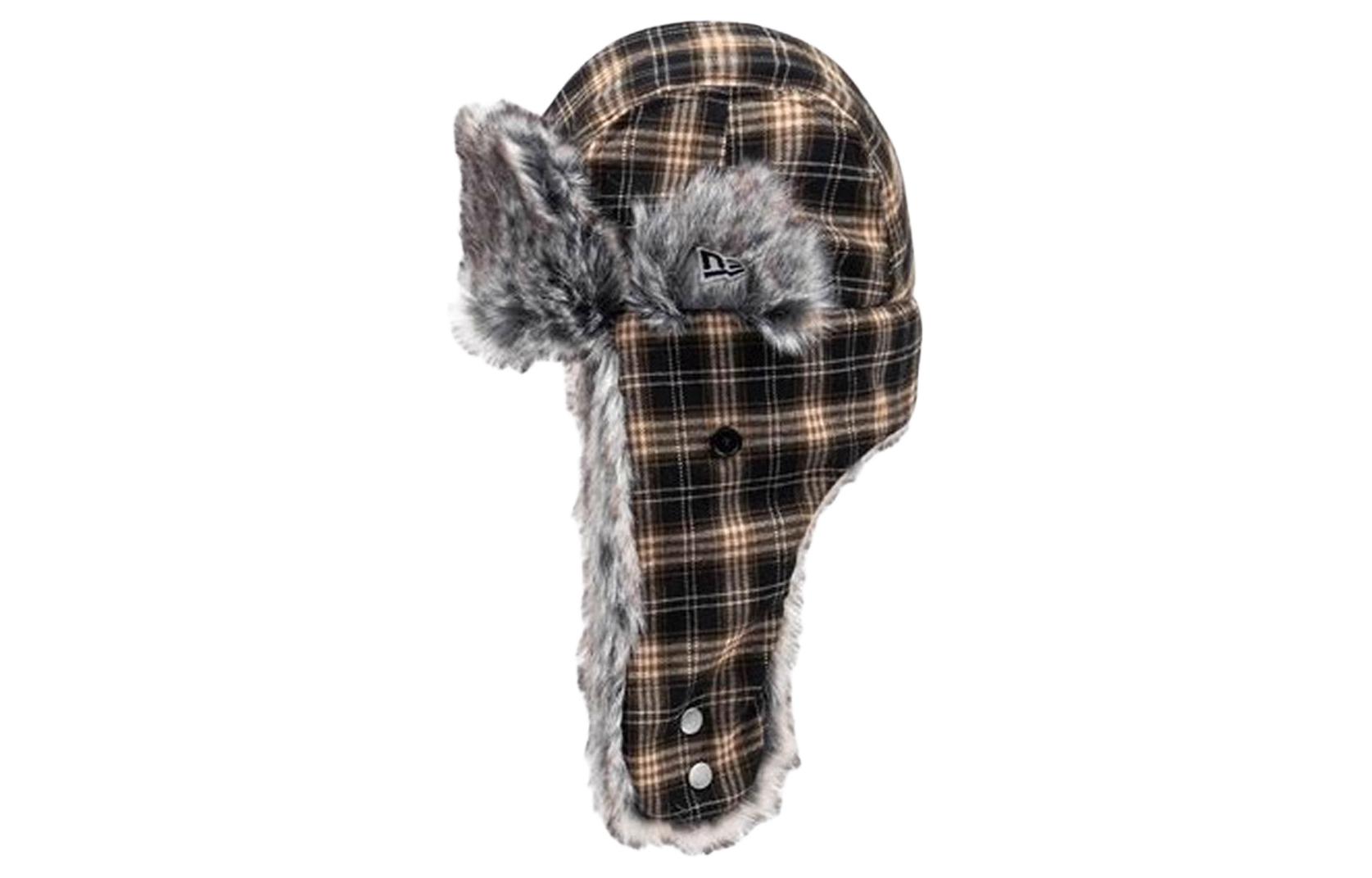 

Хлопковые шапки-ловушки унисекс New Era, коричневый