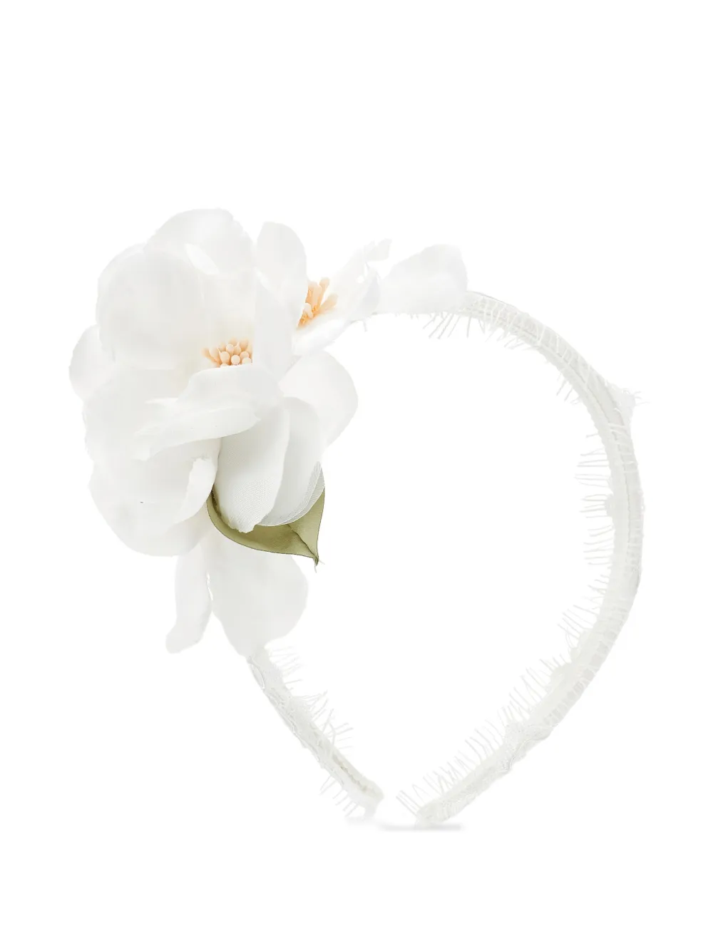 

Украшение для волос с цветочным принтом Monnalisa, белый