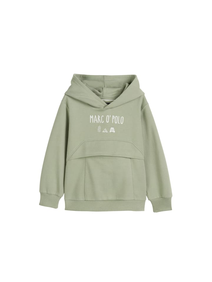 

Толстовка с капюшоном для детей и мальчиков в цвете Эвкалипт Marc O'Polo