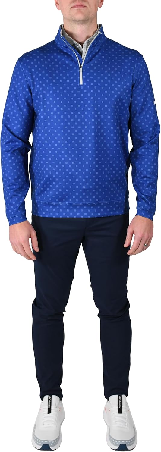 

Columbia Golf мужская толстовка Omni-Wick Printed Wickhams Hills, Printed Azul