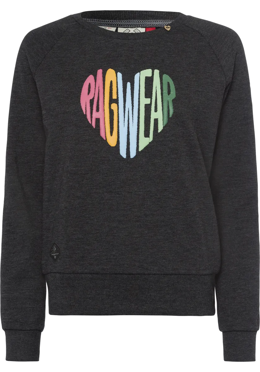 

Свитер в стиле рэгвир "JOHANKA LOVE O", радужного цвета Ragwear, черный