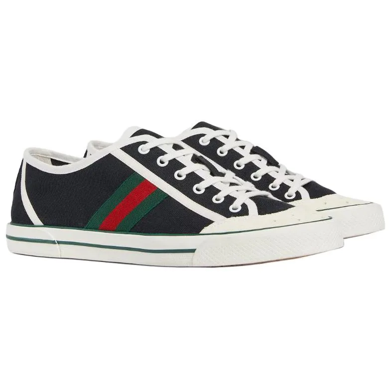 GUCCI Кеды теннисные 1977 low top canvas мужские черные — фото 4