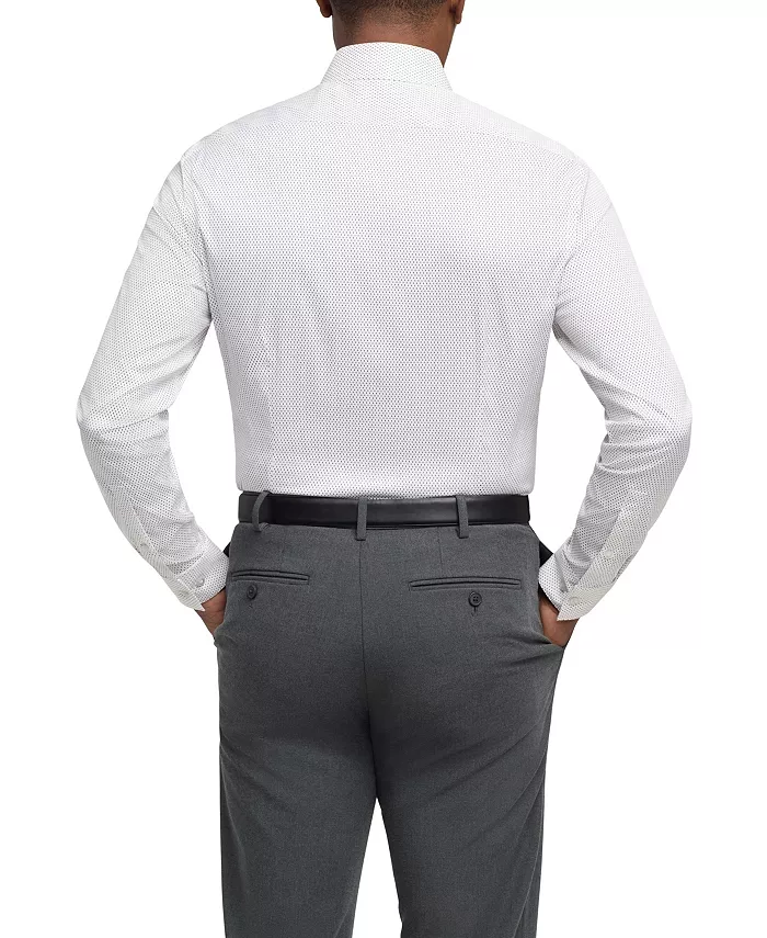 Мужская классическая рубашка Extra Slim Fit Calvin Klein, розовый — фото 2