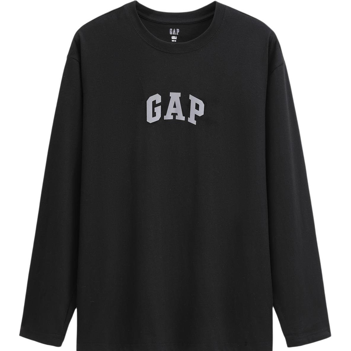 

Футболки унисекс с круглым вырезом, средней толщины GAP, черный