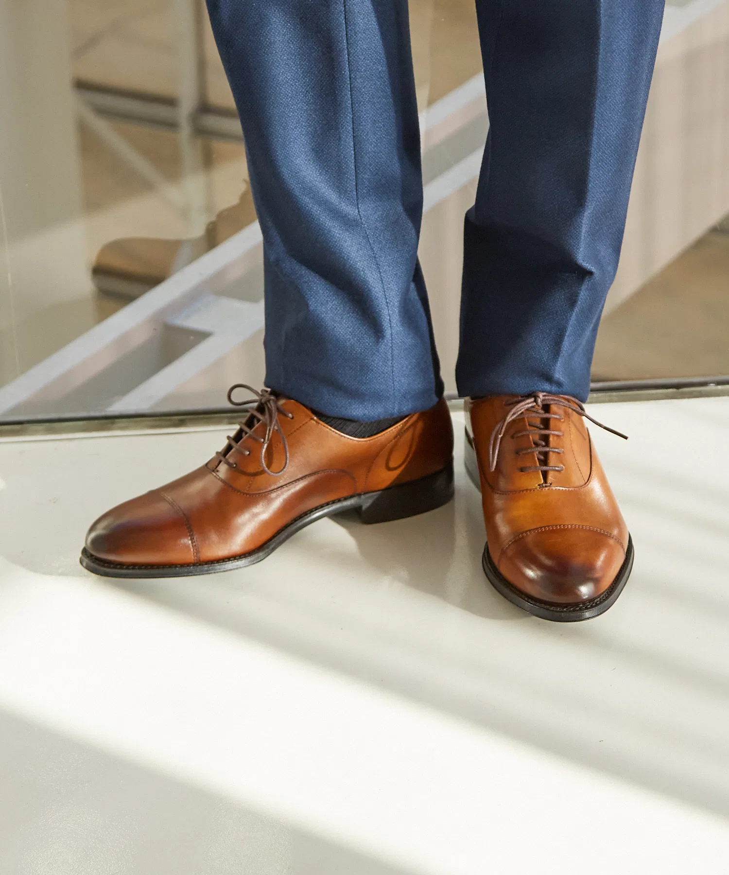 Мужские туфли alfredoBANNISTER Goodyear Welt Straight Tip