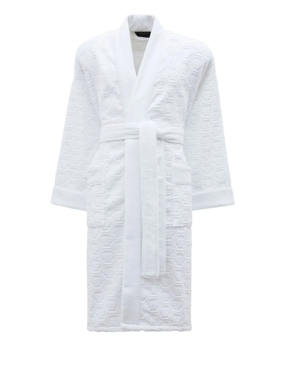 

Халат Kimono Hexagon Philipp Plein, белый
