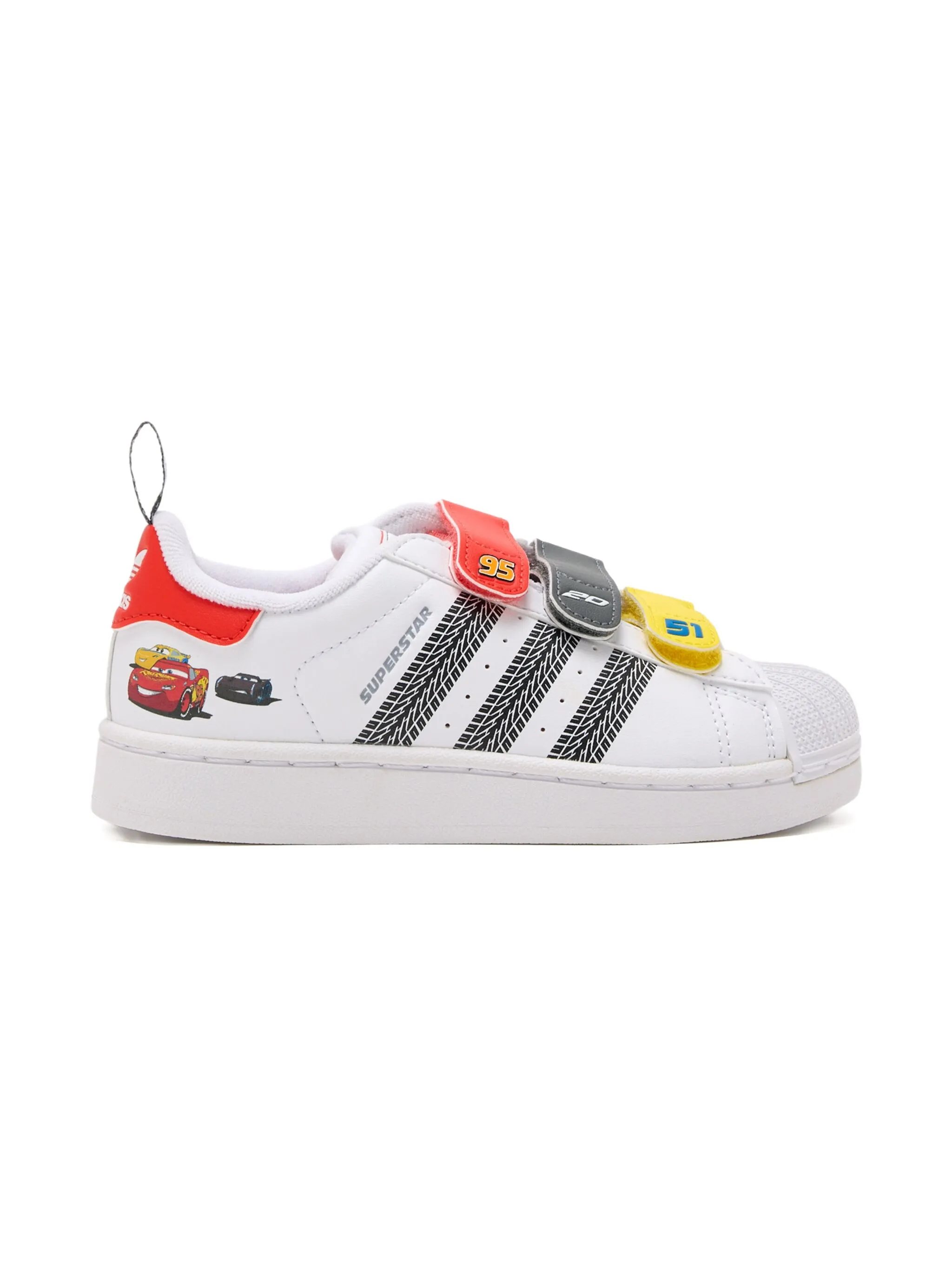 

Кроссовки Pixars Cars из коллаборации с Disney Adidas Kids, белый
