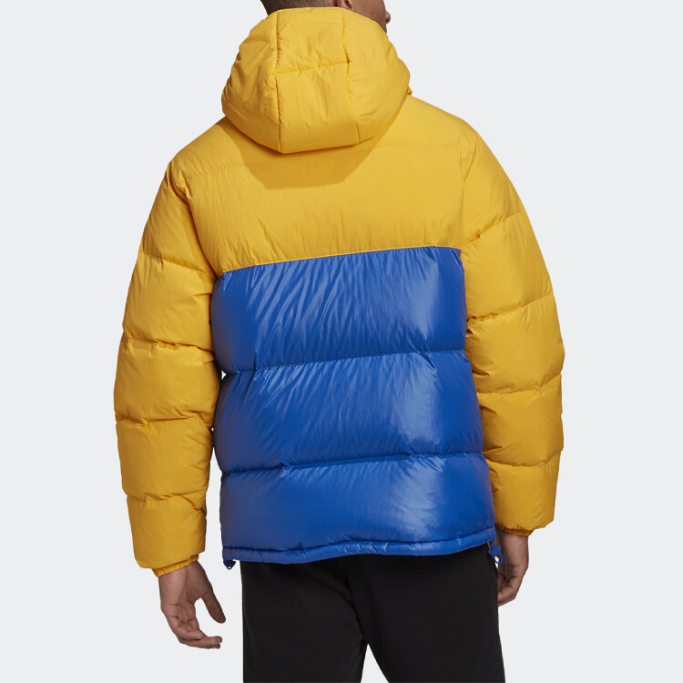 Пуховик DOWN REGEN PUFF для мужчин Желтый/Синий Adidas Originals, желтый/синий — фото 4