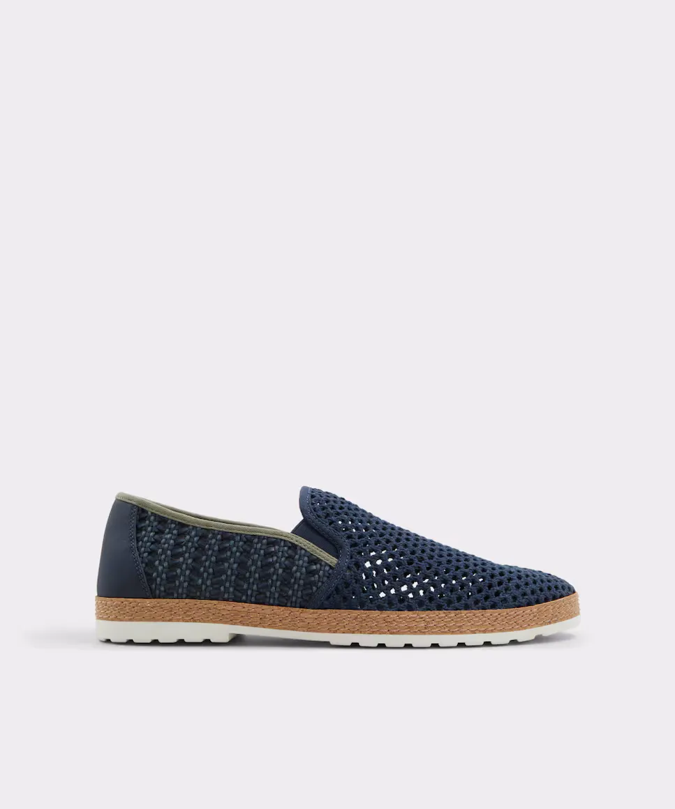 

Мужские текстильные эспадрильи с круглым носком Aldo, тёмно-синий
