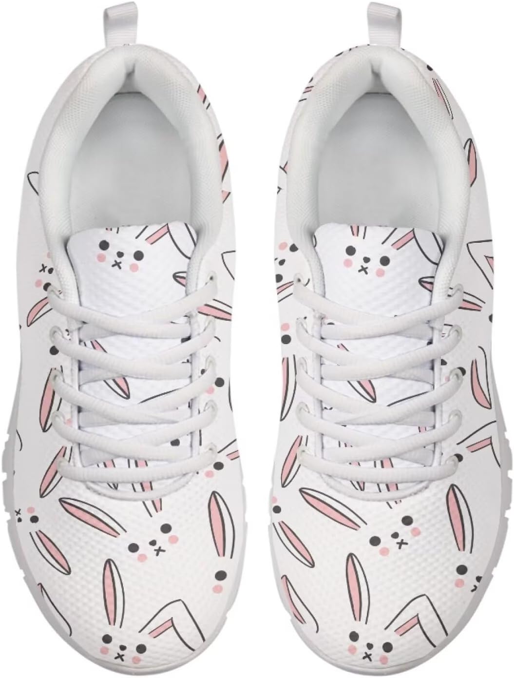 

Легкие кроссовки POLERO для женщин, повседневные дышащие сетчатые кроссовки для бега и тренировок, простые, с ярким рисунком панд, белый