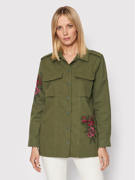 

Переходная куртка свободного кроя Blugirl Blumarine, зеленый