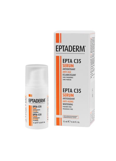 Сыворотка Eptaderm — Интенсивная антивозрастная с % витамина С, Epta C35 Serum, 15 мл — фото 2