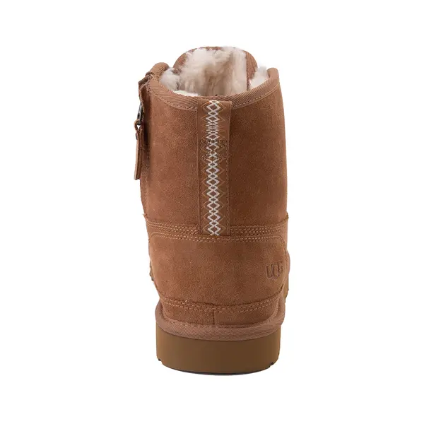 Мужские ботинки UGG Neumel с мехом и молнией, коричневый — фото 4