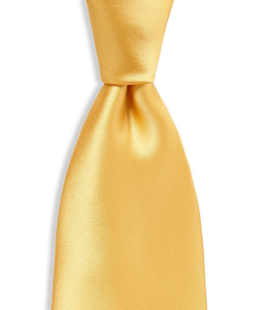 

Мурано Solid Narrow 3 1/8Шелковый галстук Murano, желтый