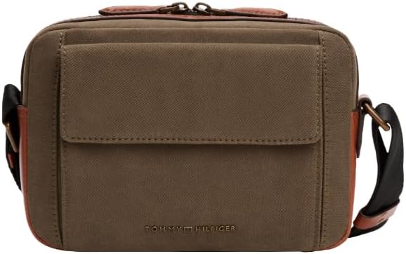 

Повседневная маленькая сумка-мессенджер Tommy Hilfiger из водоотталкивающего нейлона, молнии и регулируемого ремня, Orbiter