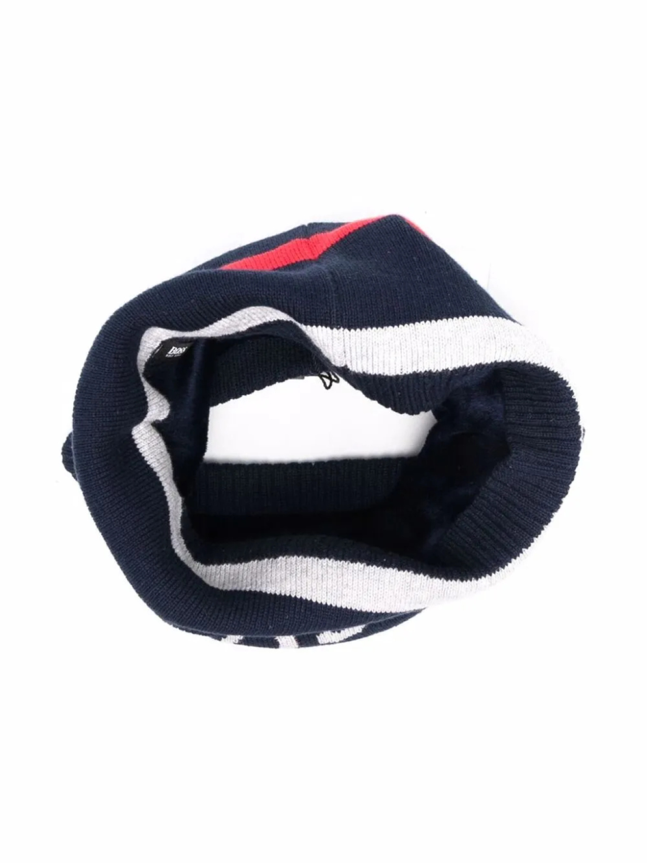 

BOSS Kidswear шарф-снуд с логотипом, синий