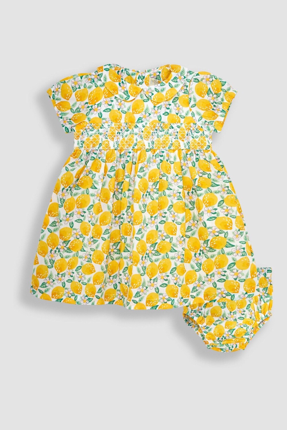 

Платье свободного кроя с цветочным мотивом Jojo Maman Bébé, белый
