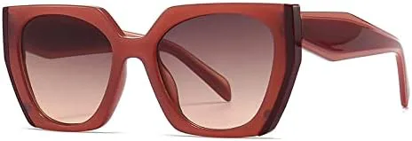 

Солнцезащитные очки неправильной квадратной формы 2027 года для женщин и мужчин, в стиле ретро и модерн, модные женские солнцезащитные очки MTZJH, Red Pink