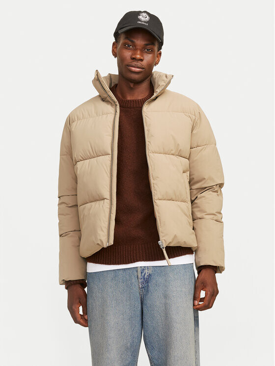 

Пуховик стандартного кроя Jack&Jones, бежевый