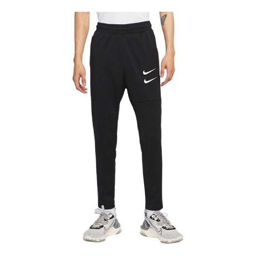 

Брюки sportswear swoosh knnitted sports trousers black Nike, черный