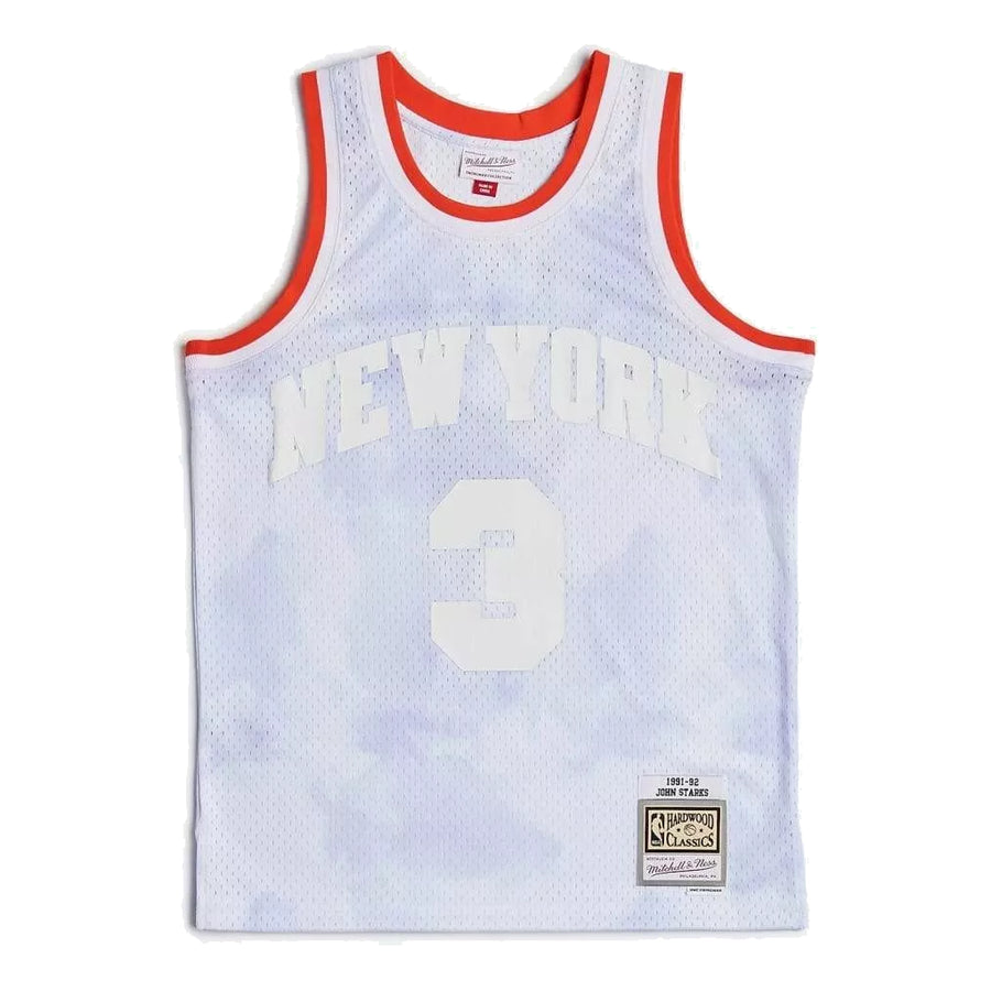 

Джерси Mitchell & Ness x NBA New York Knicks 1991-92 Cloudy Skies Jersey 'John Starks 3', фиолетовый