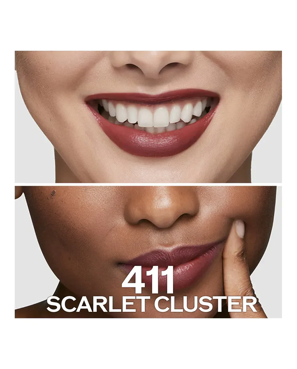 Помада для губ Technosatin Gel Lipstick Shiseido, 411 Scarlet Cluster — фото 3