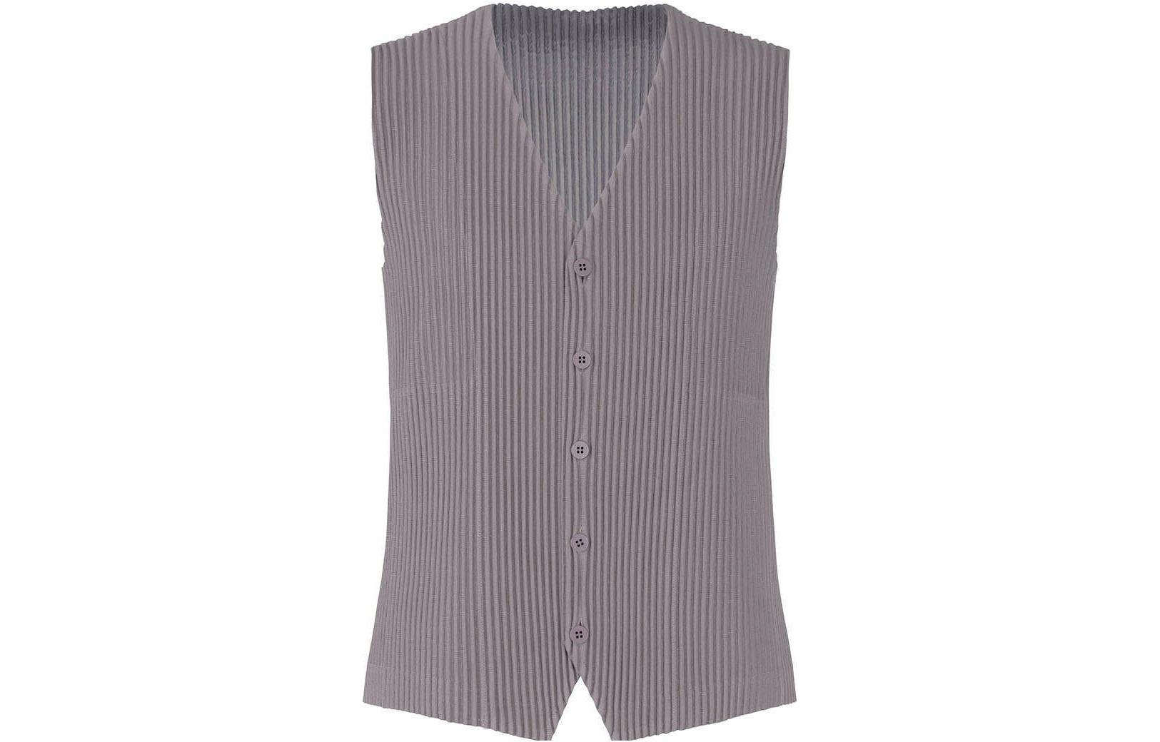 

Homme Plissé Issey Miyake Жилет мужской серый
