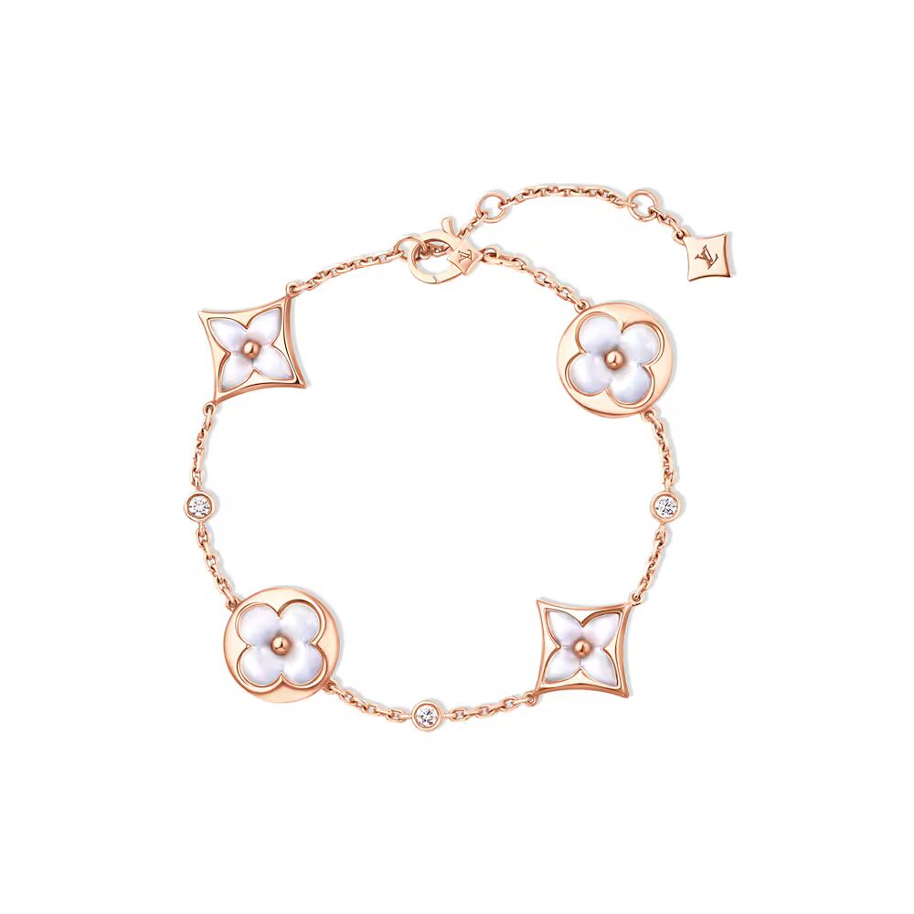 

Браслет Color Blossom BB Multi-Motifs, розовое золото, белый перламутр и бриллианты Louis Vuitton, розовый