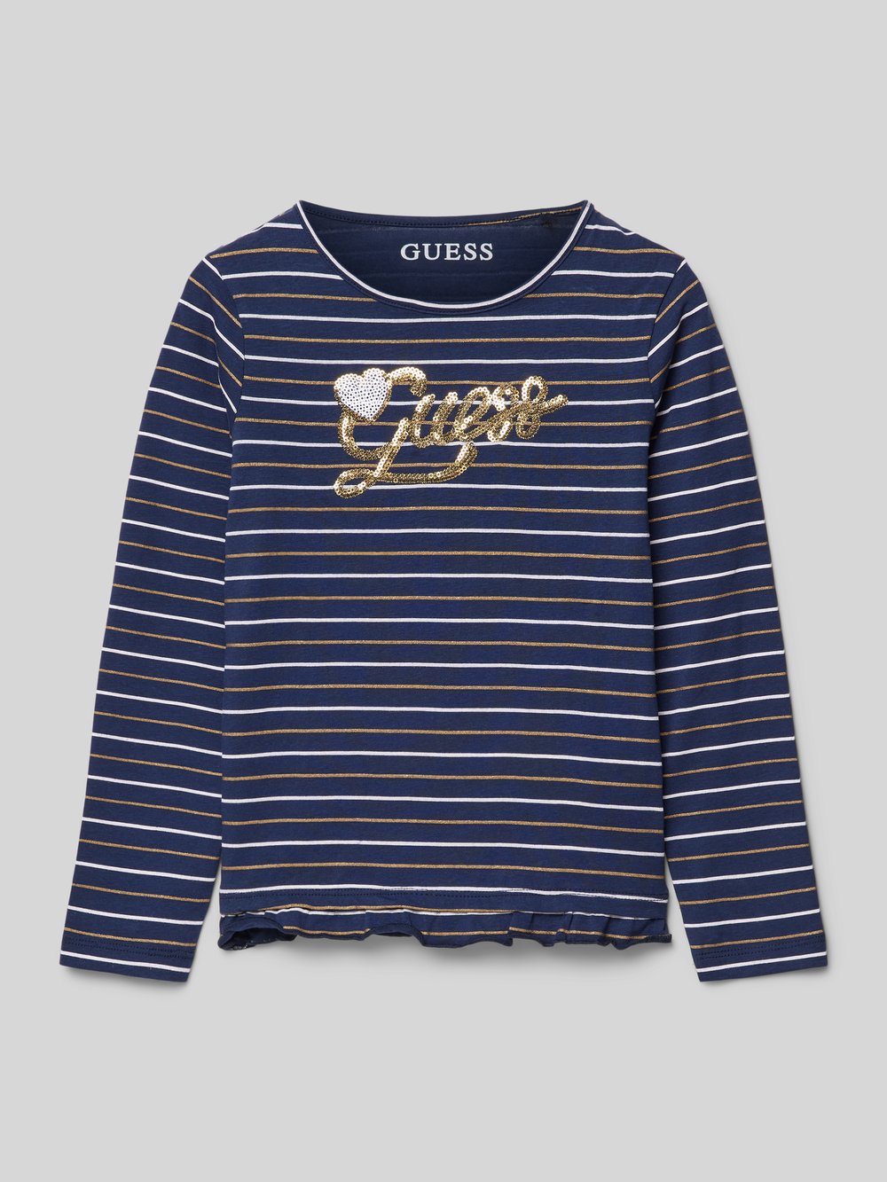 

Лонгслив с этикеткой Guess, белый