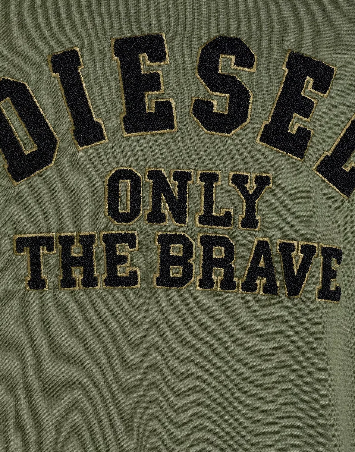Свитшот DIESEL Military green — фото 2