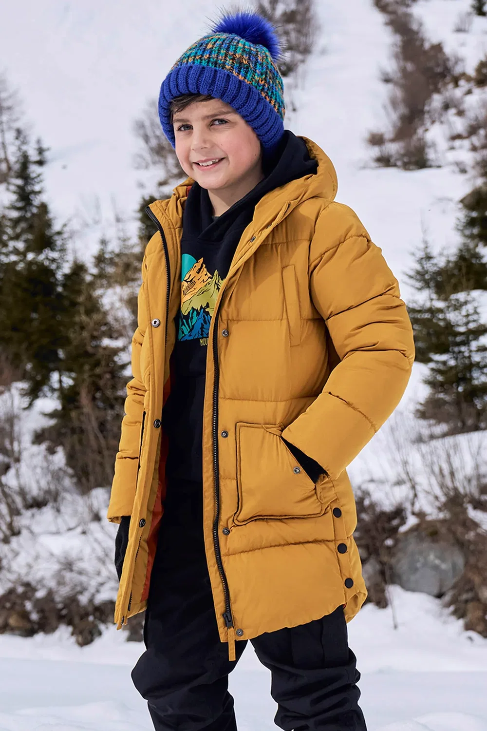 Детская куртка Mountain Warehouse Theo, горчичный