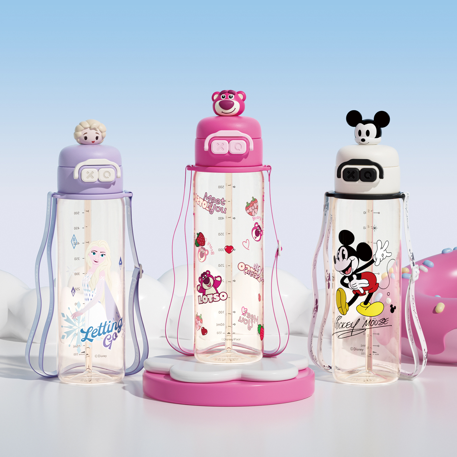 Пластиковый стаканчик Mickey Collection Frozen Collection Lotso Collection Disney, розовый — фото 4