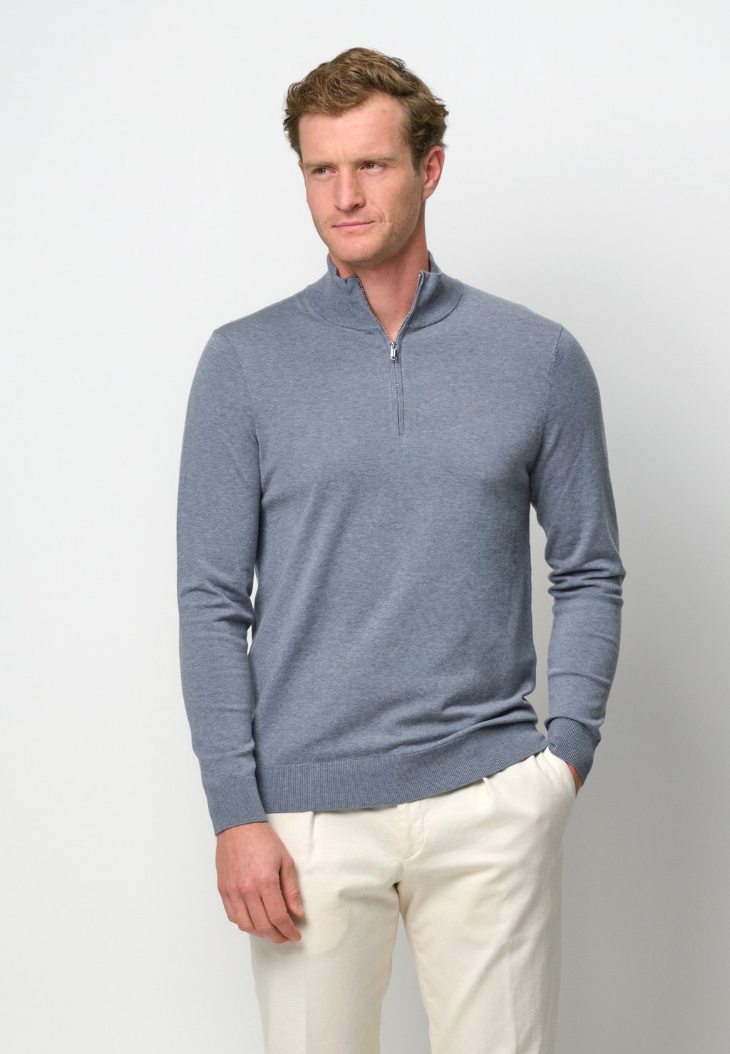

Джемпер 1/2 ZIP PROFUOMO, синий