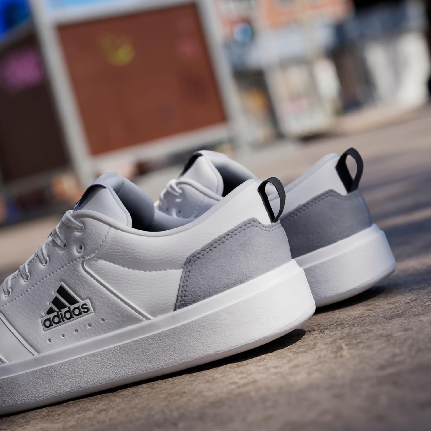 Мужские кроссовки Adidas низкие, белый/черный — фото 2