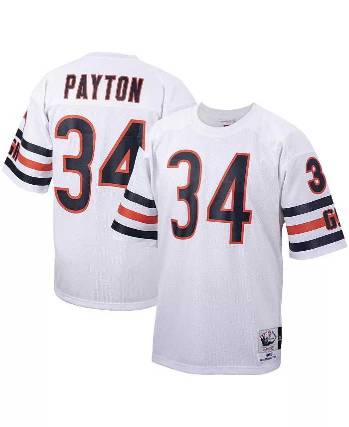 

Мужская реплика футболки Walter Payton белого цвета Chicago Bears Big and Tall 1985 Retired Player Mitchell & Ness