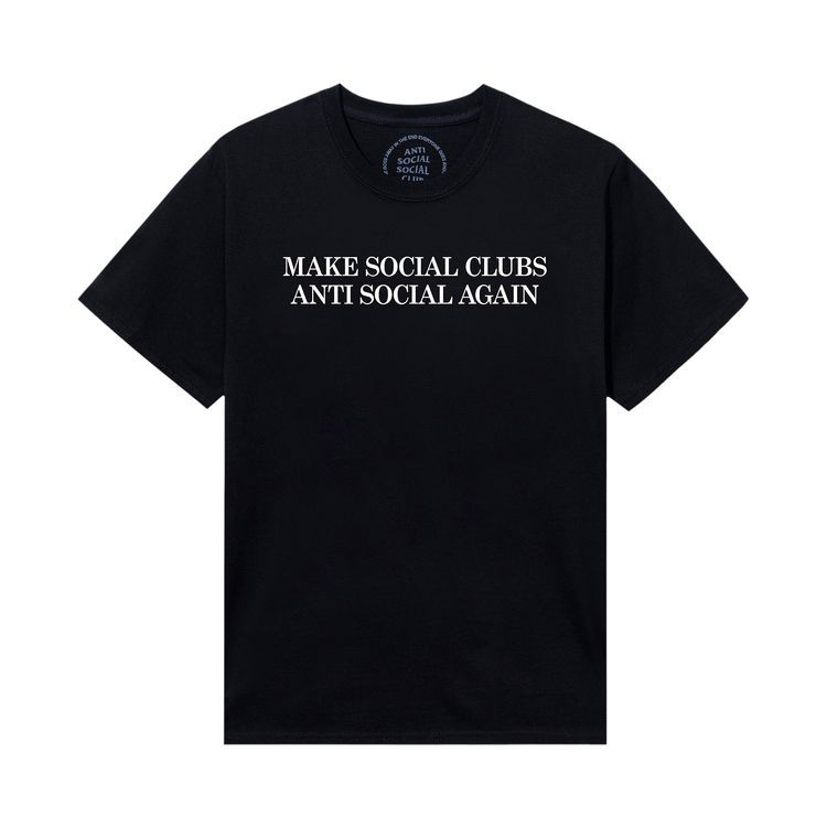 

Футболка Anti Social Social Club Double Hate Tee 'Black', черный