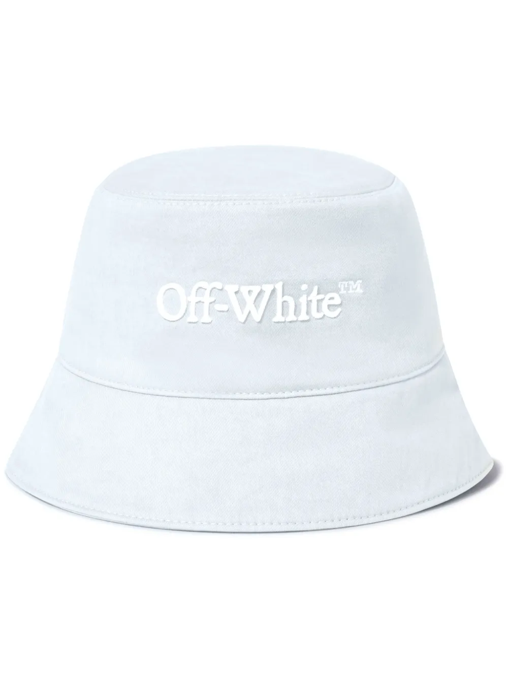 

Панама с вышивкой Bookish Drill OFF-WHITE, синий