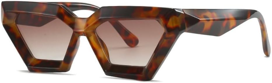 

Женские солнцезащитные очки в винтажном стиле, мужские солнцезащитные очки «кошачий глаз», большие солнцезащитные очки класса люкс, женские очки с защитой от УФ-излучения UV400 TVTBBVV, Leopard Brown