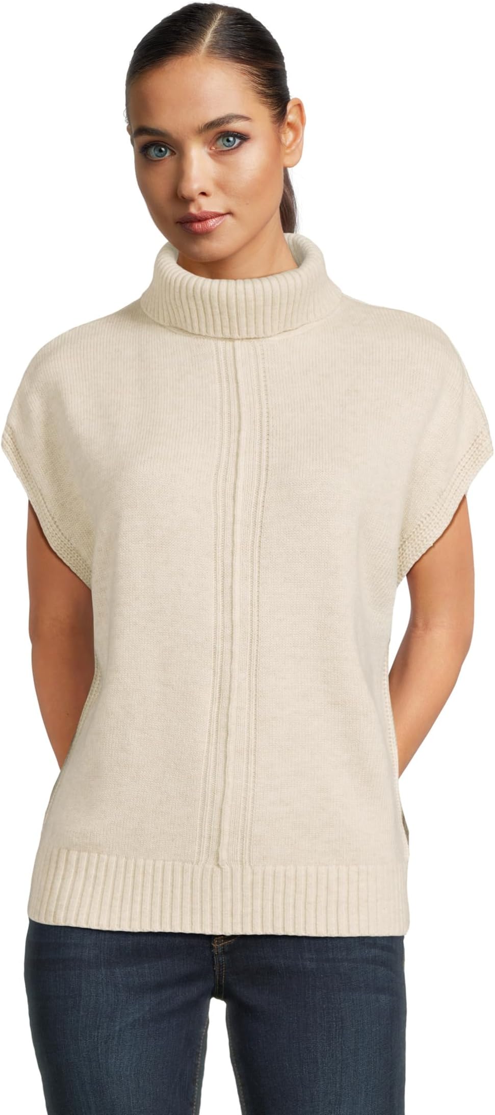 

Свитер Lilla P Turtleneck Wedge Sweater, цвет Oat