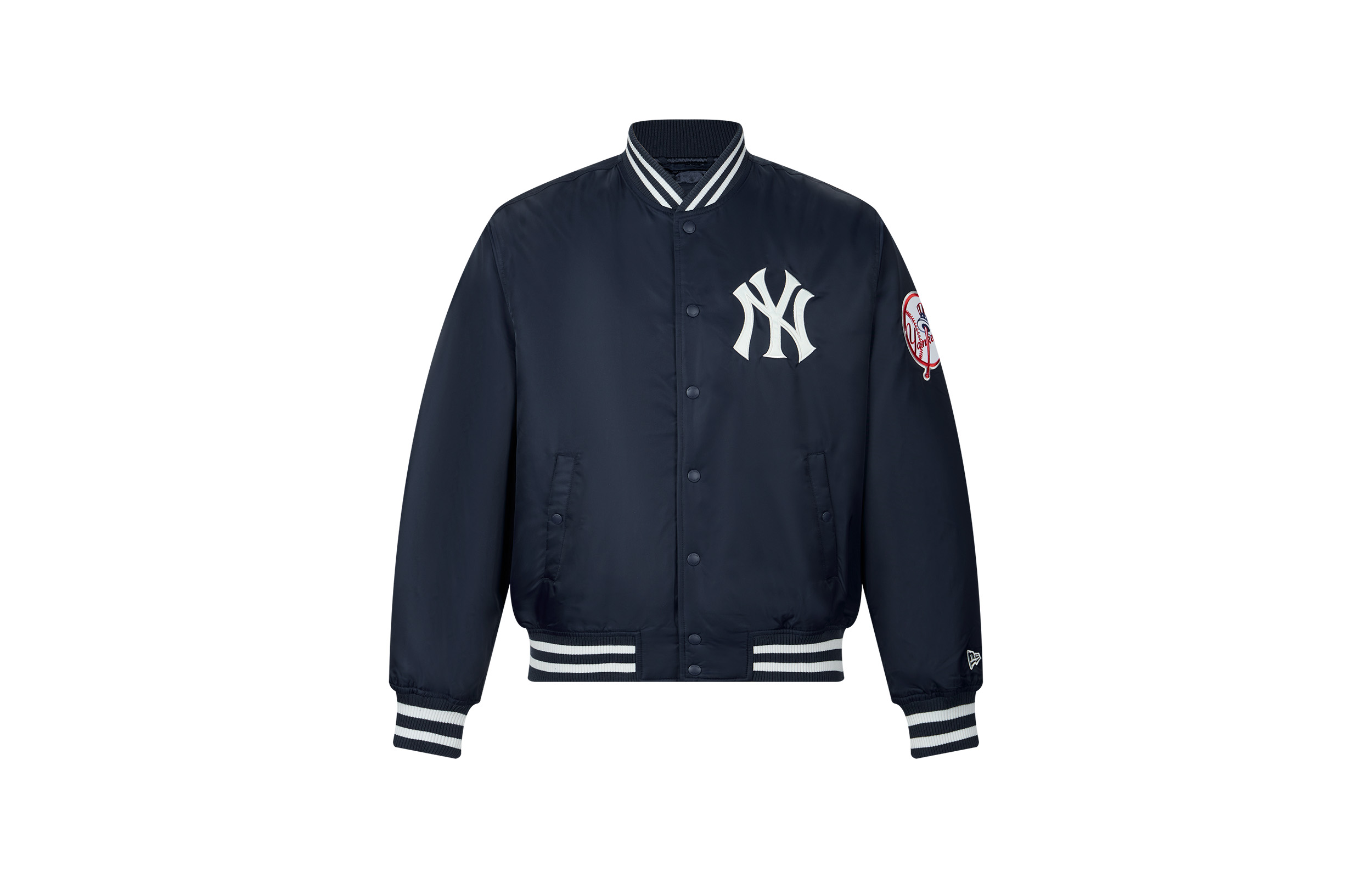 

New Era Куртка унисекс, темно-синие, бейсбольный воротник, средней толщины, другие