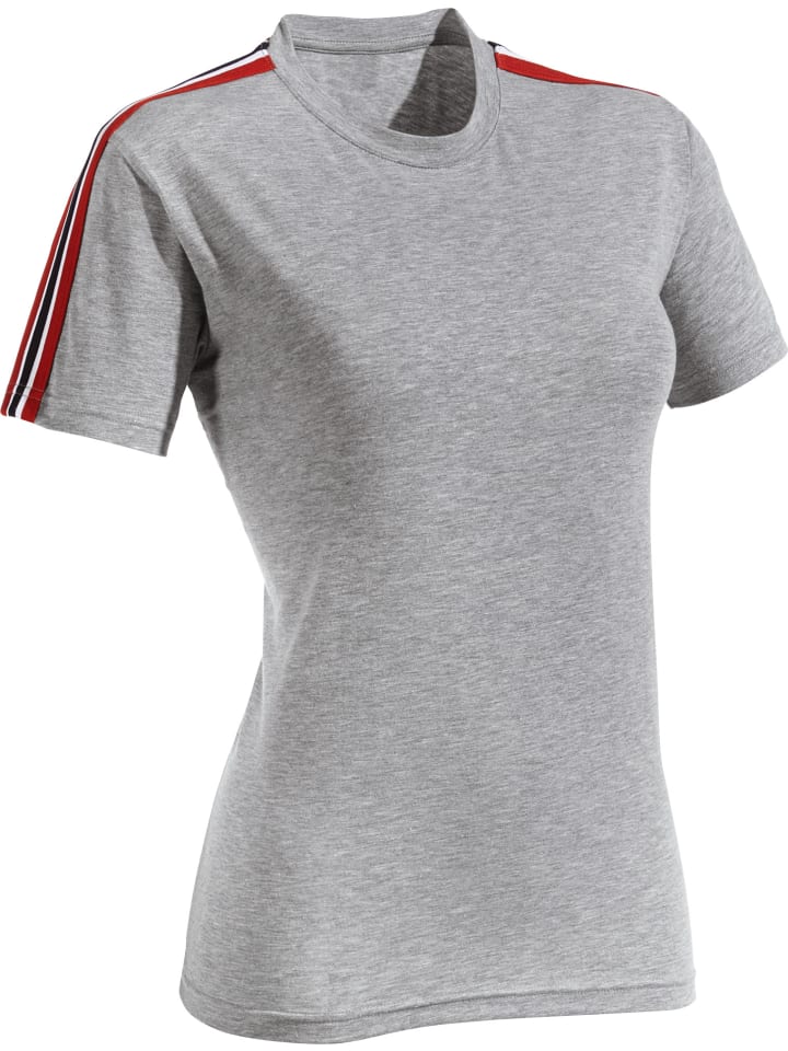 

Женская футболка из одинарного джерси серого цвета в крапинку Erwin Müller, Серый, Женская футболка из одинарного джерси серого цвета в крапинку Erwin Müller