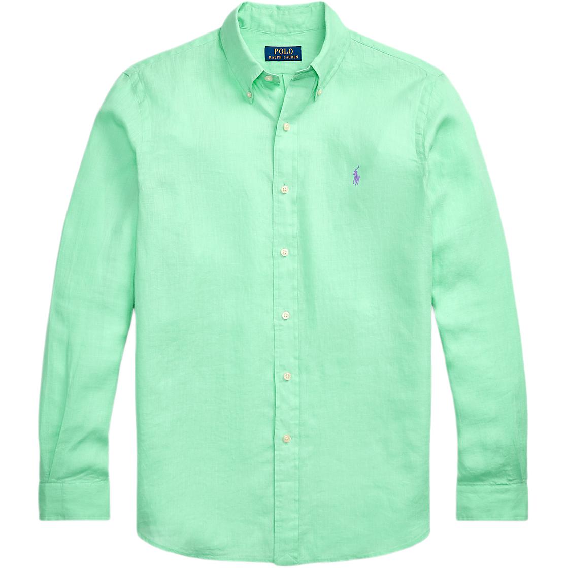 Рубашка пони Polo Ralph Lauren, светло-зеленый