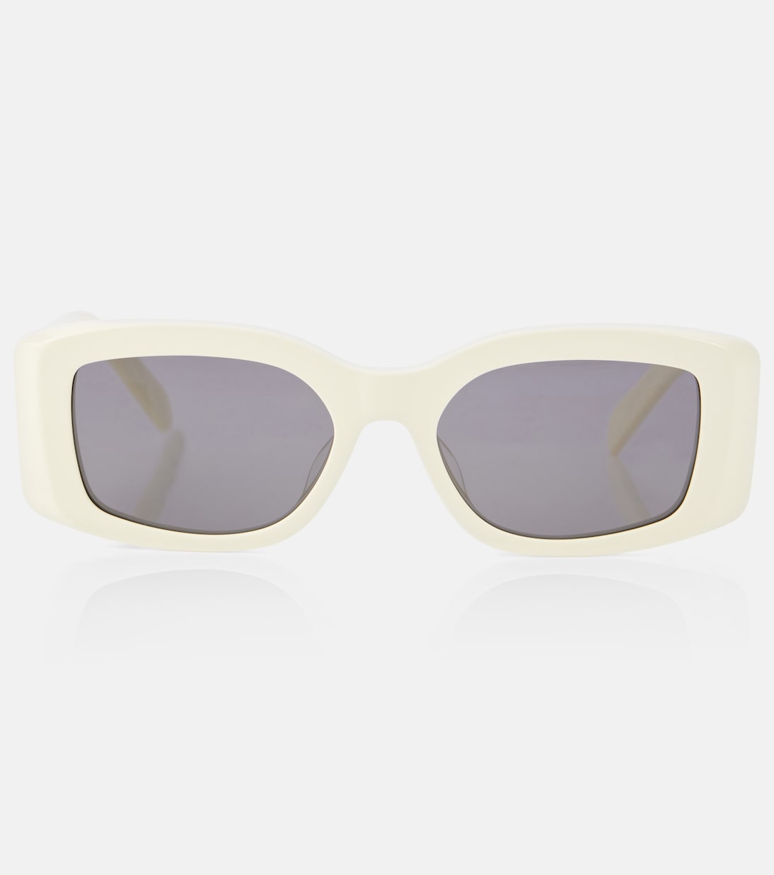 

Триумф XL прямоугольные солнцезащитные очки Celine Eyewear, Grey White