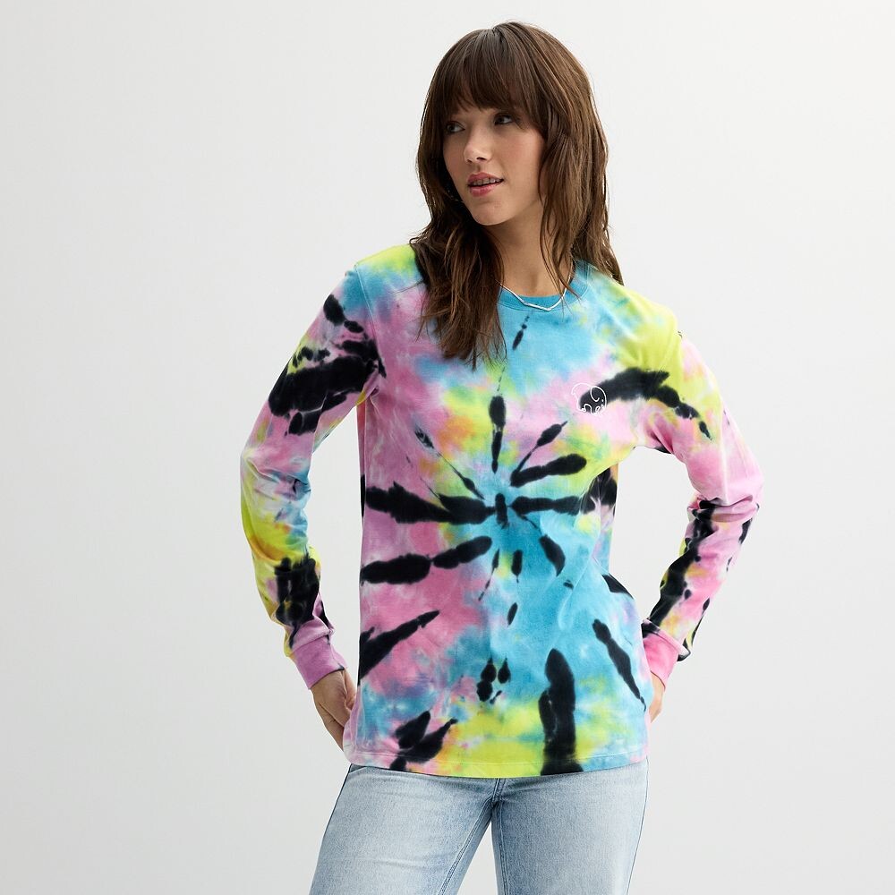 

Футболка с длинными рукавами Juniors IVORY ELLA Northern Lights Tie Dye, цвет Northern Lights Tiedye