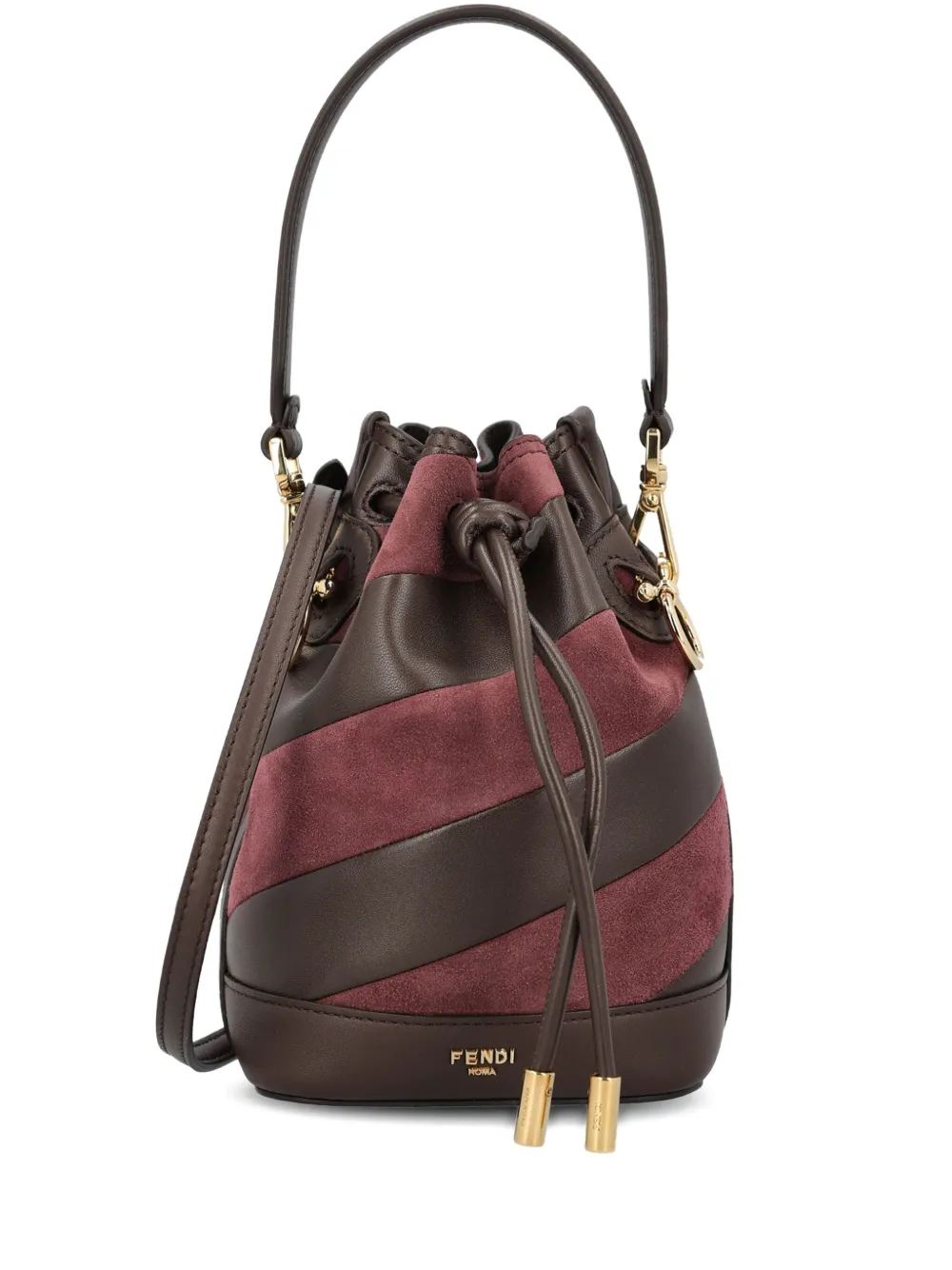 

Сумка-ведро Mon Tresor FENDI, коричневый