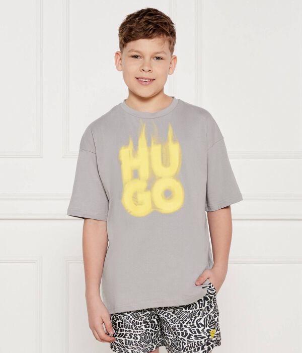 

Футболки Regular fit Hugo Kids, серый