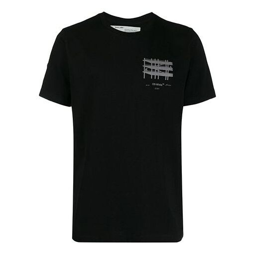 

Футболка industrial short sleeve mens logo normal fit Off-White, черный