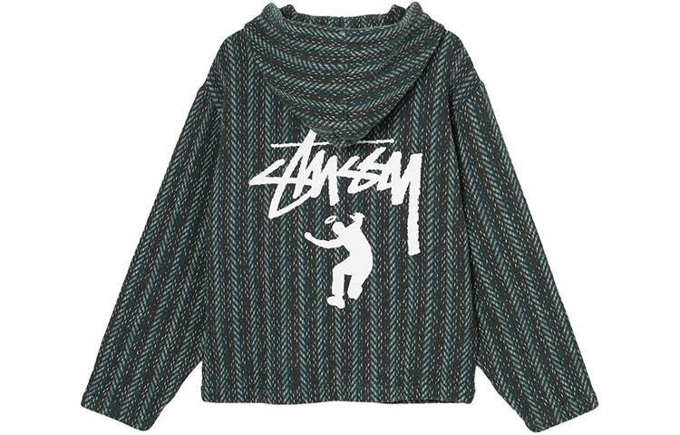

Пончо на молнии X Union Stussy, зеленый
