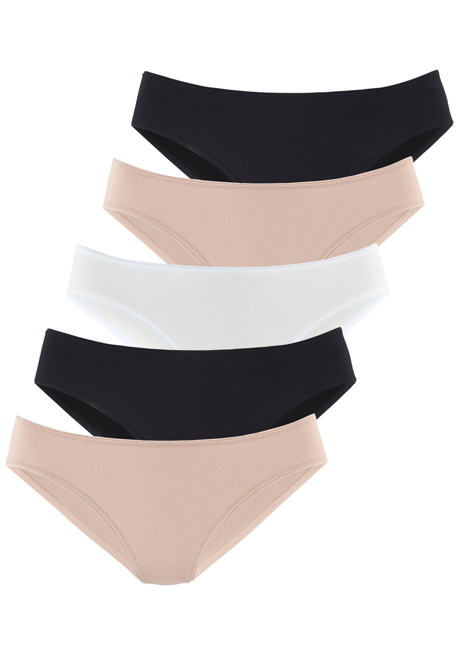 

Трусики LASCANA, цвет Beige/Black/White