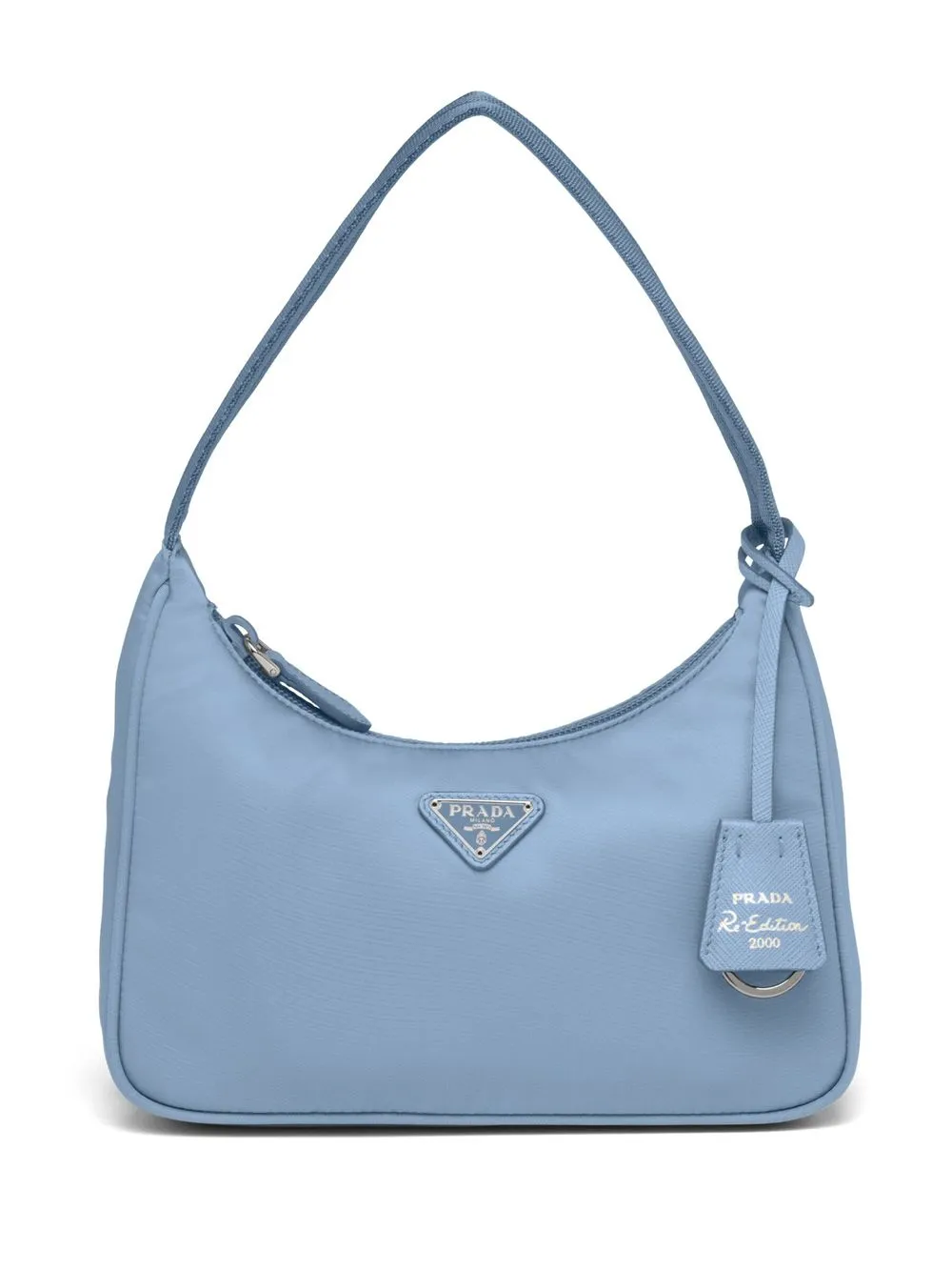 

Мини-сумка с логотипом Prada, синий